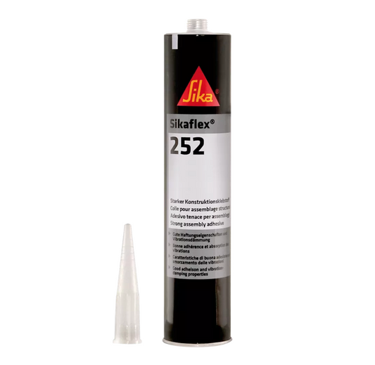 Sika 252 zur Befestigung von WOMO-SP-VG für Van Glas Fenster
