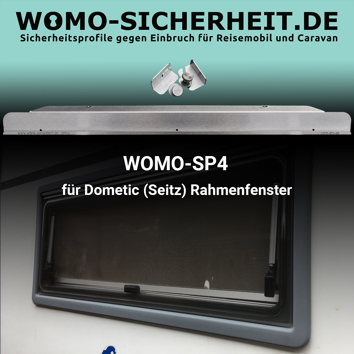 WOMO-SP5 Fenstersicherung für Dometic S4 und S5